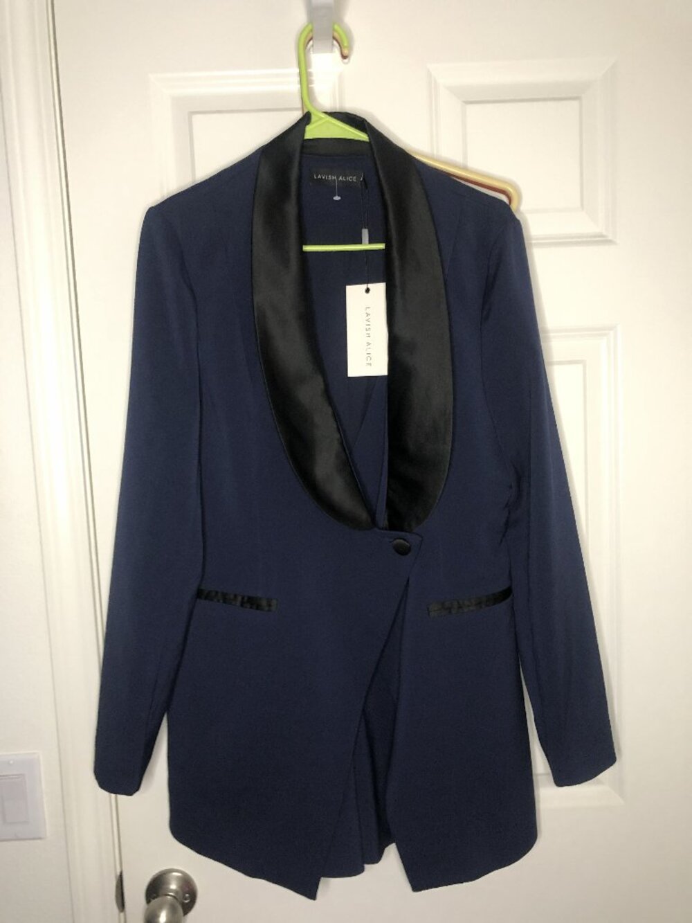 NWT Lavish Alice Navy Romper Jumpsuit US 10